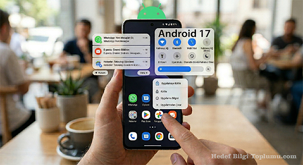 Android 17 ile Gelen Tüm Yenilikler Ortaya Çıktı: Buzlu Cam Tasarım ve Yerleşik Uygulama Kilidi Android 17 ile Gelen Tüm Yenilikler Ortaya Çıktı: Buzlu Cam Tasarım ve Yerleşik Uygulama Kilidi