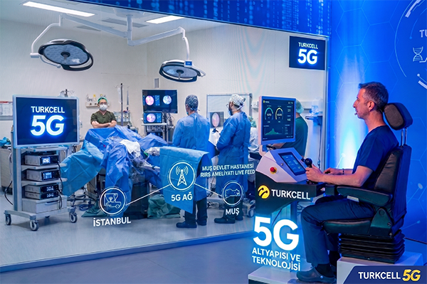 Turkcell 5G ile Dünyanın İlk Uzaktan RIRS Böbrek Taşı Ameliyatı Yapıldı
