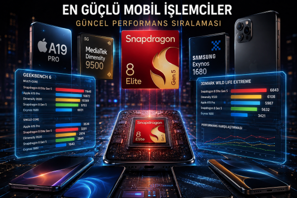 En Güçlü Mobil İşlemciler Listesi Güncellendi En Güçlü Mobil İşlemciler Listesi Güncellendi