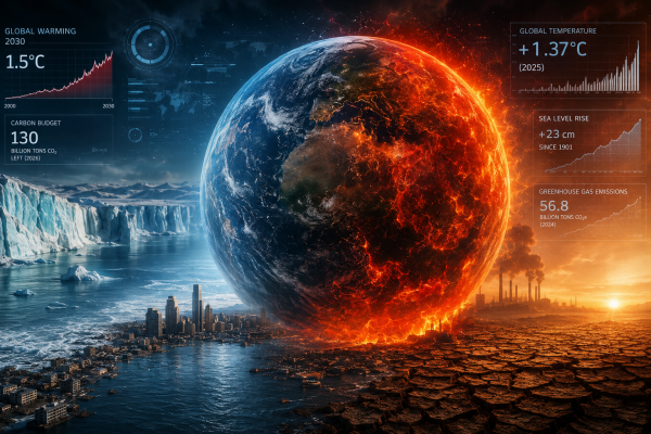 İnsan Kaynaklı Küresel Isınma 1,37°C’ye Ulaştı İnsan Kaynaklı Küresel Isınma 1,37°C’ye Ulaştı