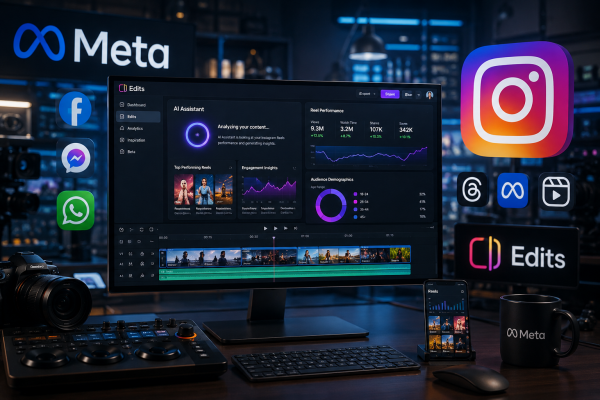 Meta Edits Yapay Zeka Asistanı ve Masaüstü Sürümü Duyuruldu