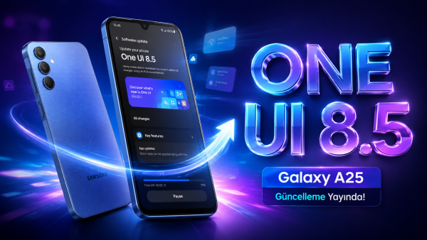 Samsung Galaxy A25 One UI 8.5 Güncellemesi Türkiye'de Yayında Samsung Galaxy A25 One UI 8.5 Güncellemesi Türkiye'de Yayında