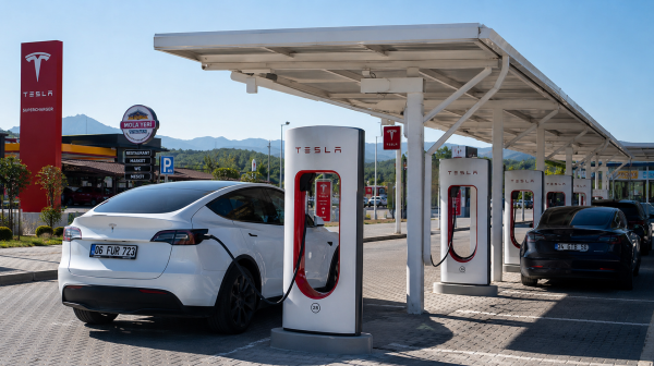 Tesla Muğla Supercharger Tesla Muğla Supercharger
