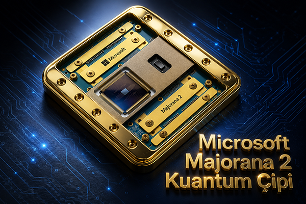 Microsoft Majorana 2 Kuantum Çipi Microsoft Majorana 2 Kuantum Çipi