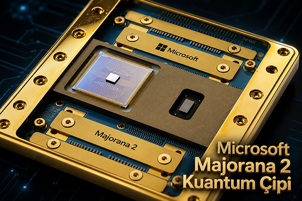 Microsoft Majorana 2 Kuantum Çipi Microsoft Majorana 2 Kuantum Çipi