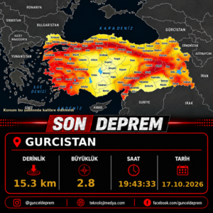 Son Depremler | GURCISTAN | 17.10.2026 – 19:43